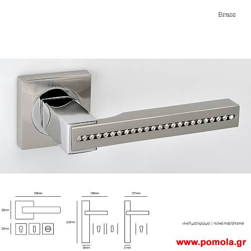 119 Πομολο πορτας με swarovski msvl