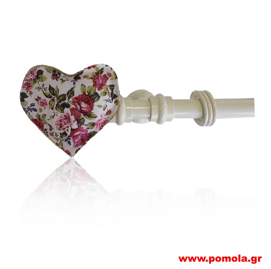 064 κουρτινοβεργα ROMANTICO