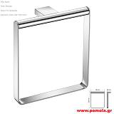 007 Κρικος πετσετας επιτοιχιος χρωμιο