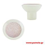 1067 Πομολακι ρουστικ σε χρωμα κρεμ